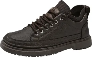 2022 New Men's Fashion Trend Car Stitching Round Toe Canvas Casual Men Comfy Casual Microfiber Leather Shoes