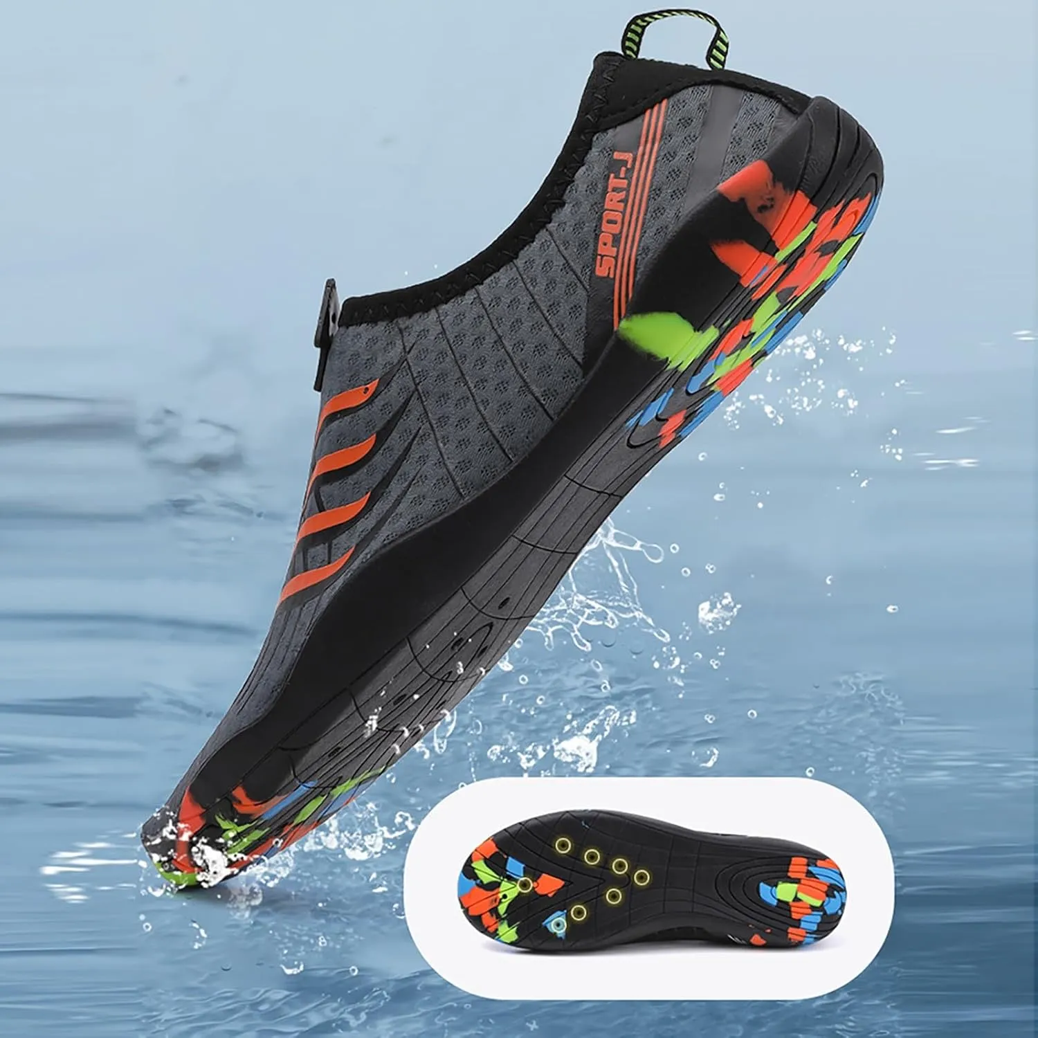 Aqua Socks Water Shoes Barefoot Quick Dry Non Slip Swim Surf Beach Yoga Camping Boating River Pool Sport Outdoor Shoes Spring Shoe for Women 2025