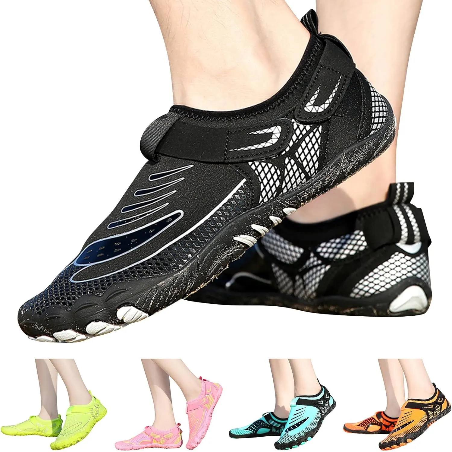 Aqua Sport Shoes for Men Women Quick Dry Water Swim Beach Pool Surf Hiking Kayaking Diving Yoga Barefoot Lightweight Design