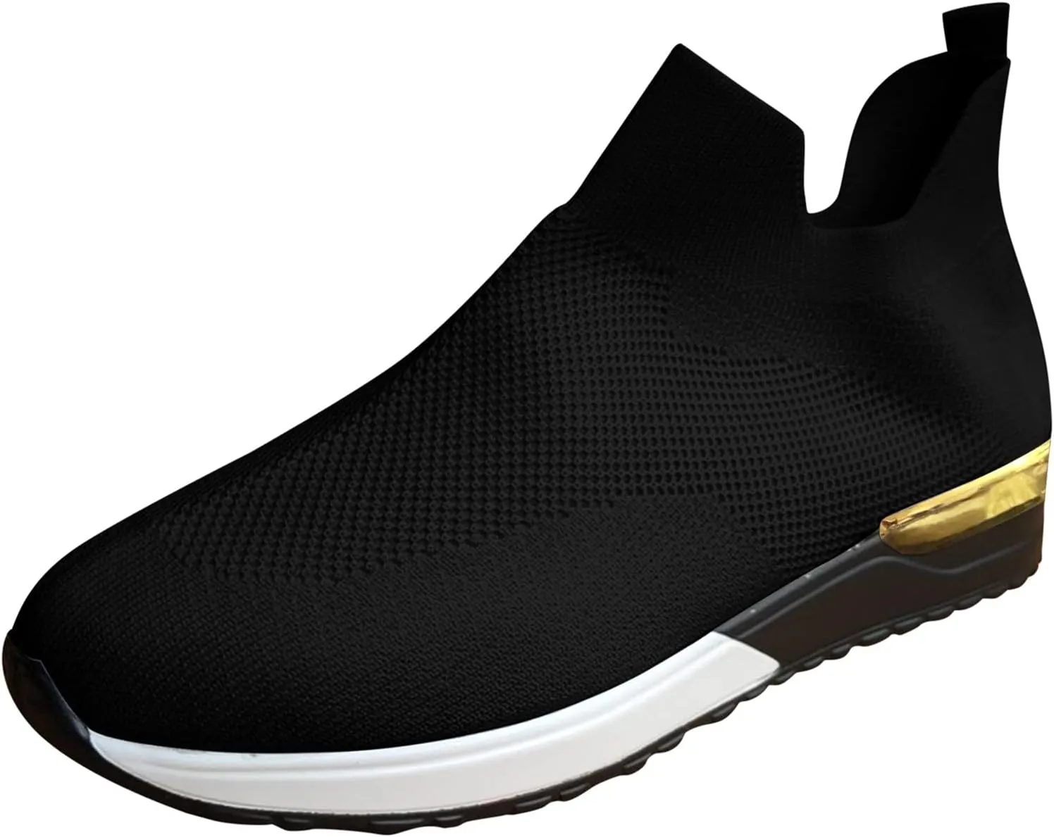 Arch Support Dress Shoes for Women Plantar Fasciitis Slip On Walking Shoes for Women Wide Women Slip On Shoes Casual Mule Chunky Platform High Sneakers for Women Zapatos De Ejercicios para Mujer Gym