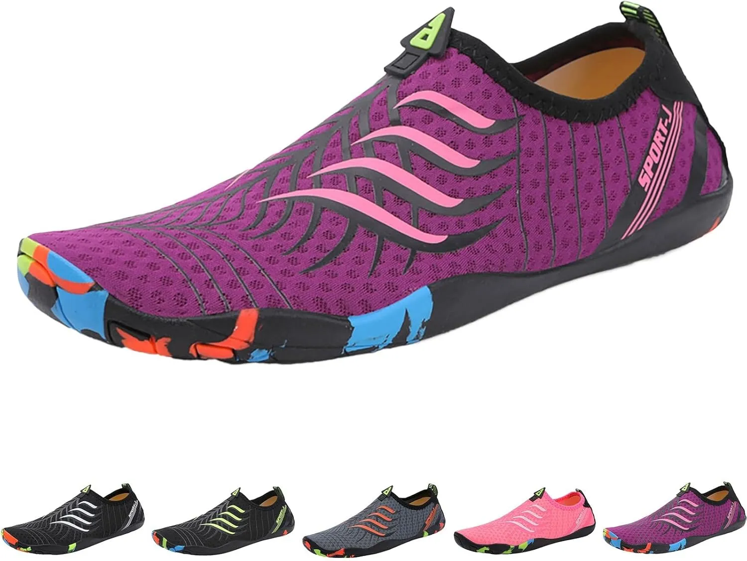 Barefoot Aqua Shoes Water Shoes for Women Men Quick Dry Beach Swim Pool Surf Hiking Kayaking Yoga Outdoor Sports Non Slip Footwear