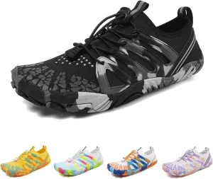 Barefoot Shoes for Women Hiking Footwear Healthy & Non-Slip Barefoot Shoe Wide Toe Box, Zero Drop, Water Resistant, Lightweight Breathable Grounded Footwear for Walking Running Hiking Workout Sneakers