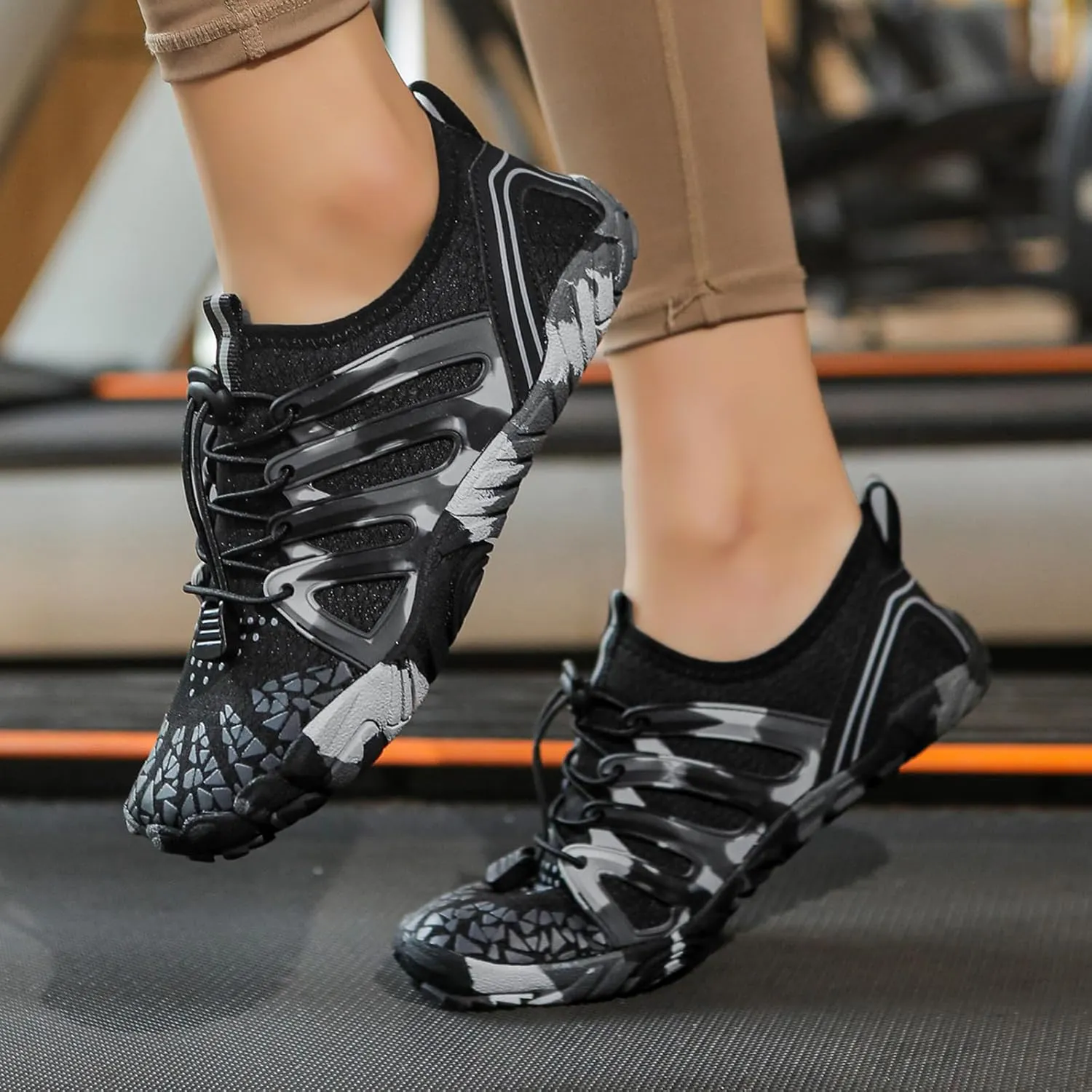 Barefoot Shoes for Women Hiking Footwear Healthy & Non-Slip Barefoot Shoe Wide Toe Box, Zero Drop, Water Resistant, Lightweight Breathable Grounded Footwear for Walking Running Hiking Workout Sneakers
