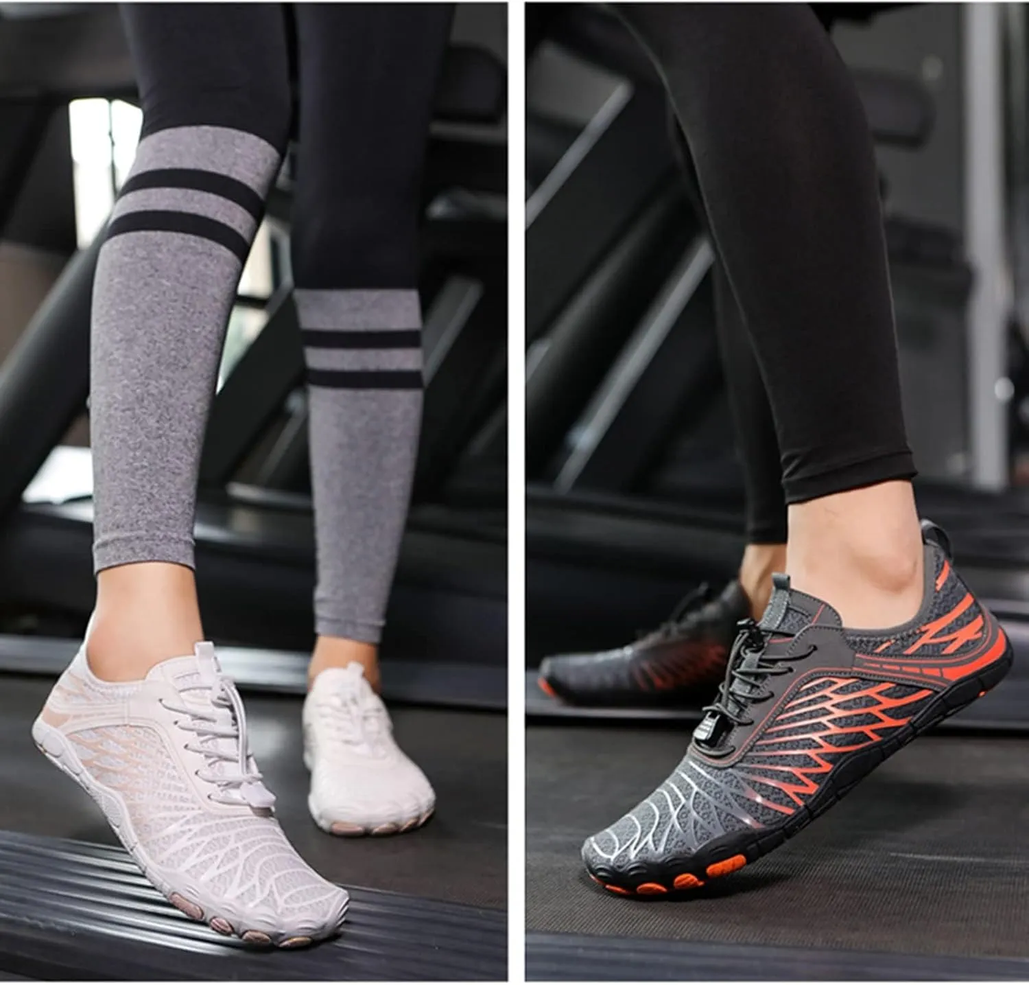 Barefoot Water Shoes for Women Men Breathable & Non-Slip Water Shoes, Athletic Wide Toe Water Shoes Quick Dry Zero Drop Trail Running Shoes for Swimming, Walking & Hiking