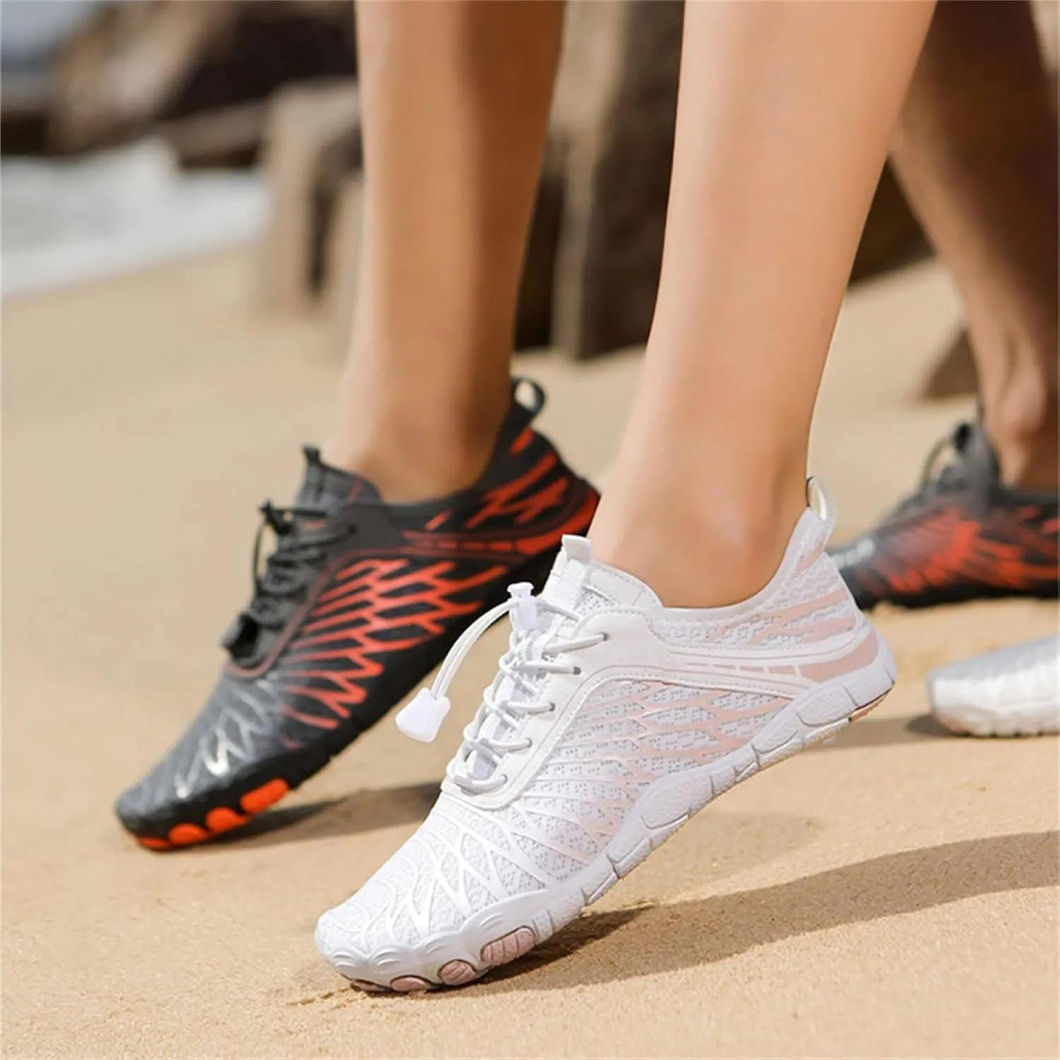 Barefoot Water Shoes for Women Men Breathable & Non-Slip Water Shoes, Athletic Wide Toe Water Shoes Quick Dry Zero Drop Trail Running Shoes for Swimming, Walking & Hiking