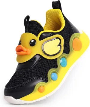 B.Duck Toddler Shoes for Girl and Boy - 3D Cartoon Kids Sneakers Size 5-12
