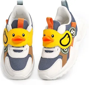 B.Duck Toddler Shoes for Girl and Boy - 3D Cartoon Kids Sneakers Size 5-12