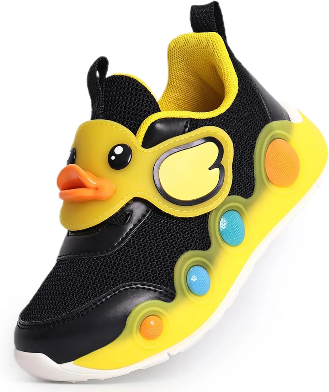 B.Duck Toddler Shoes for Girl and Boy - 3D Cartoon Kids Sneakers Size 5-12