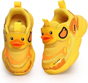 B.Duck Toddler Shoes for Girl and Boy - 3D Cartoon Kids Sneakers Size 5-12