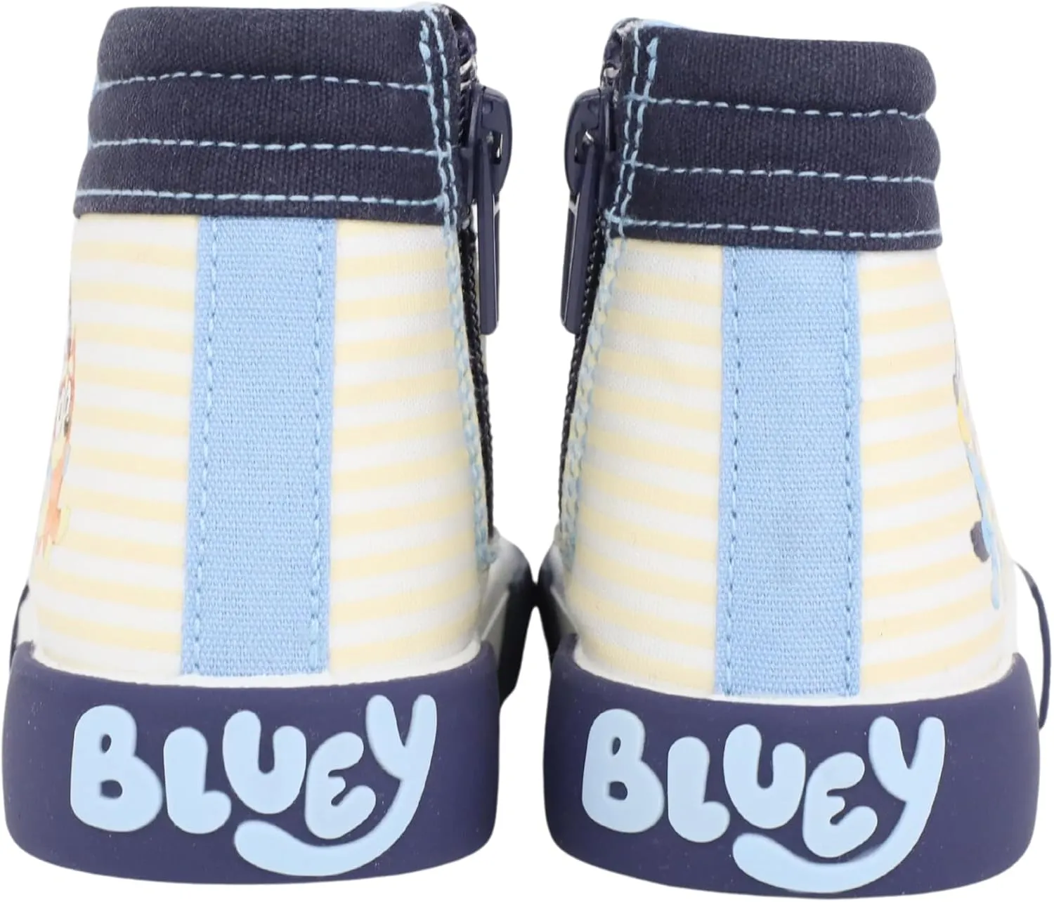 Bluey Toddler Kids Hightop Sneakers in Sizes 5-10