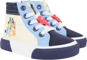 Bluey Toddler Kids Hightop Sneakers in Sizes 5-10