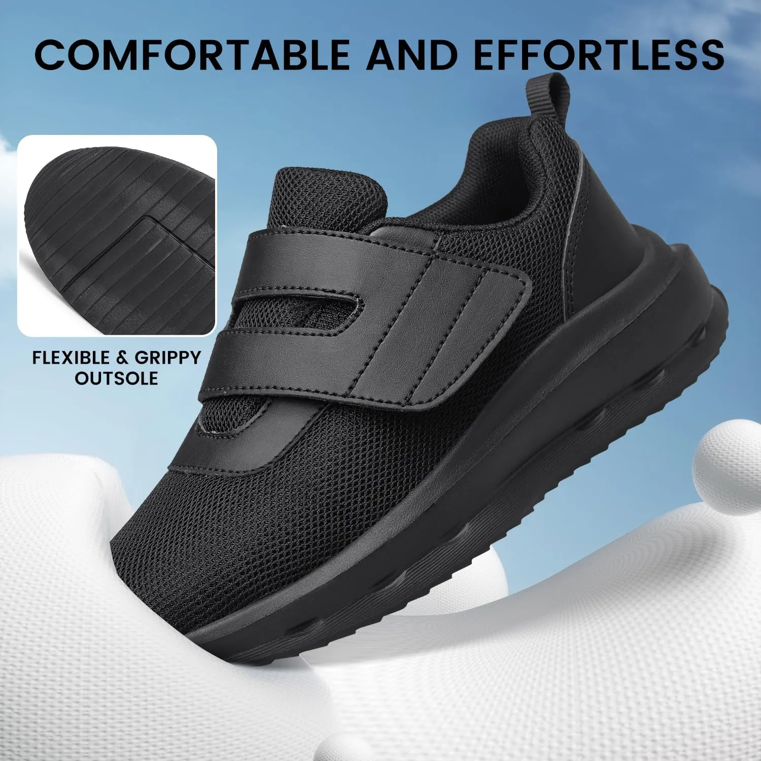 Boys Girls Shoes Kids Tennis Running Walking Shoes Lightweight Breathable Athletic Sneakers for Toddler/Little Kid/Big Kid