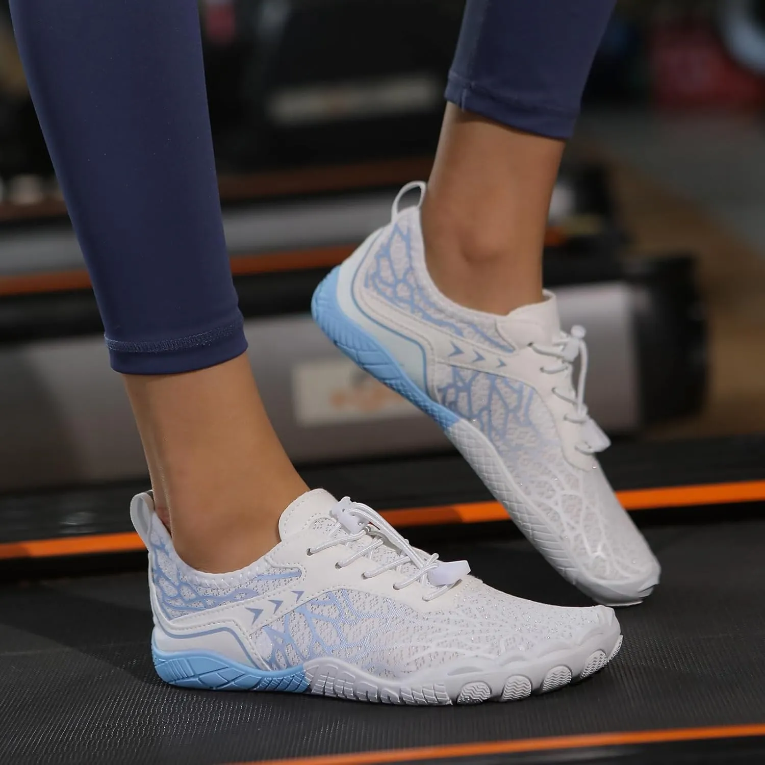 Breathable Barefoot Shoes for Women Men Breathable Waterproof Water Shoes, Lightweight Quick Dry Minimalist Footwear Zero Drop Trail Running Boots Footwear with Non-Slip Sole & Wide Toe Box