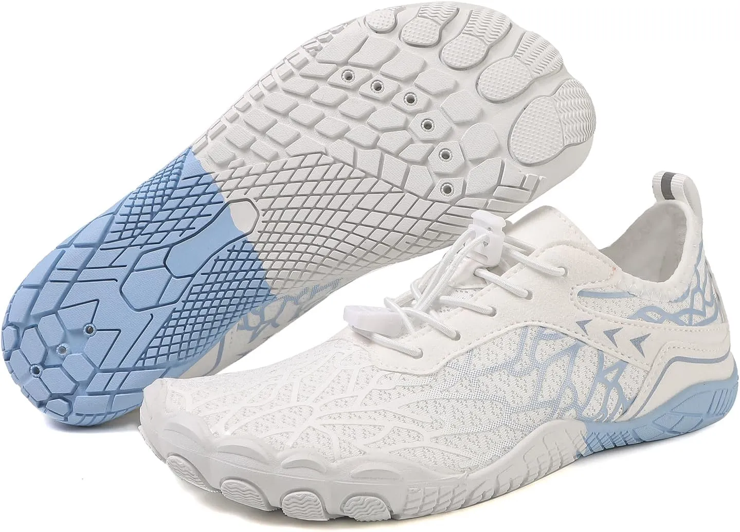 Breathable Barefoot Shoes for Women Men Breathable Waterproof Water Shoes, Lightweight Quick Dry Minimalist Footwear Zero Drop Trail Running Boots Footwear with Non-Slip Sole & Wide Toe Box