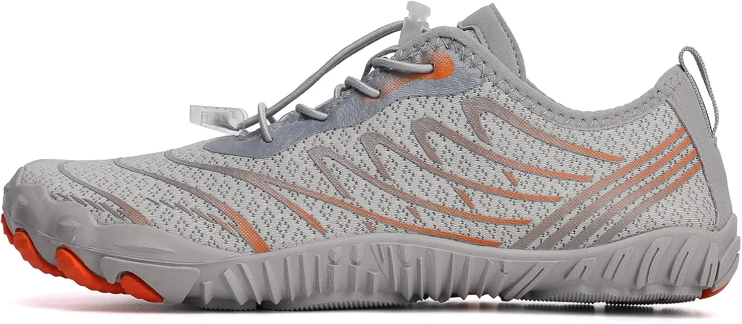 Breathable Barefoot Shoes for Women Men, Quick Dry Zero Drop Trail Running Shoes, Outdoor Athletic Hiking Sports Footwear Summer Beach Swim Surfing with Non-Slip Sole & Wide Toe Box
