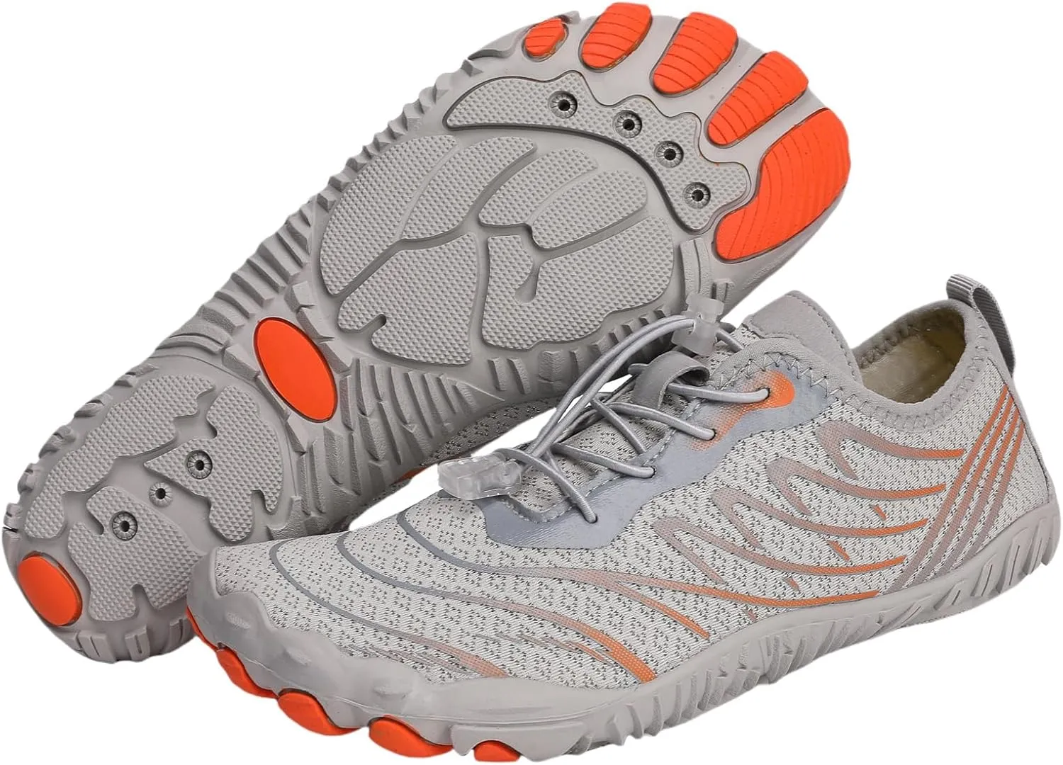 Breathable Barefoot Shoes for Women Men, Quick Dry Zero Drop Trail Running Shoes, Outdoor Athletic Hiking Sports Footwear Summer Beach Swim Surfing with Non-Slip Sole & Wide Toe Box