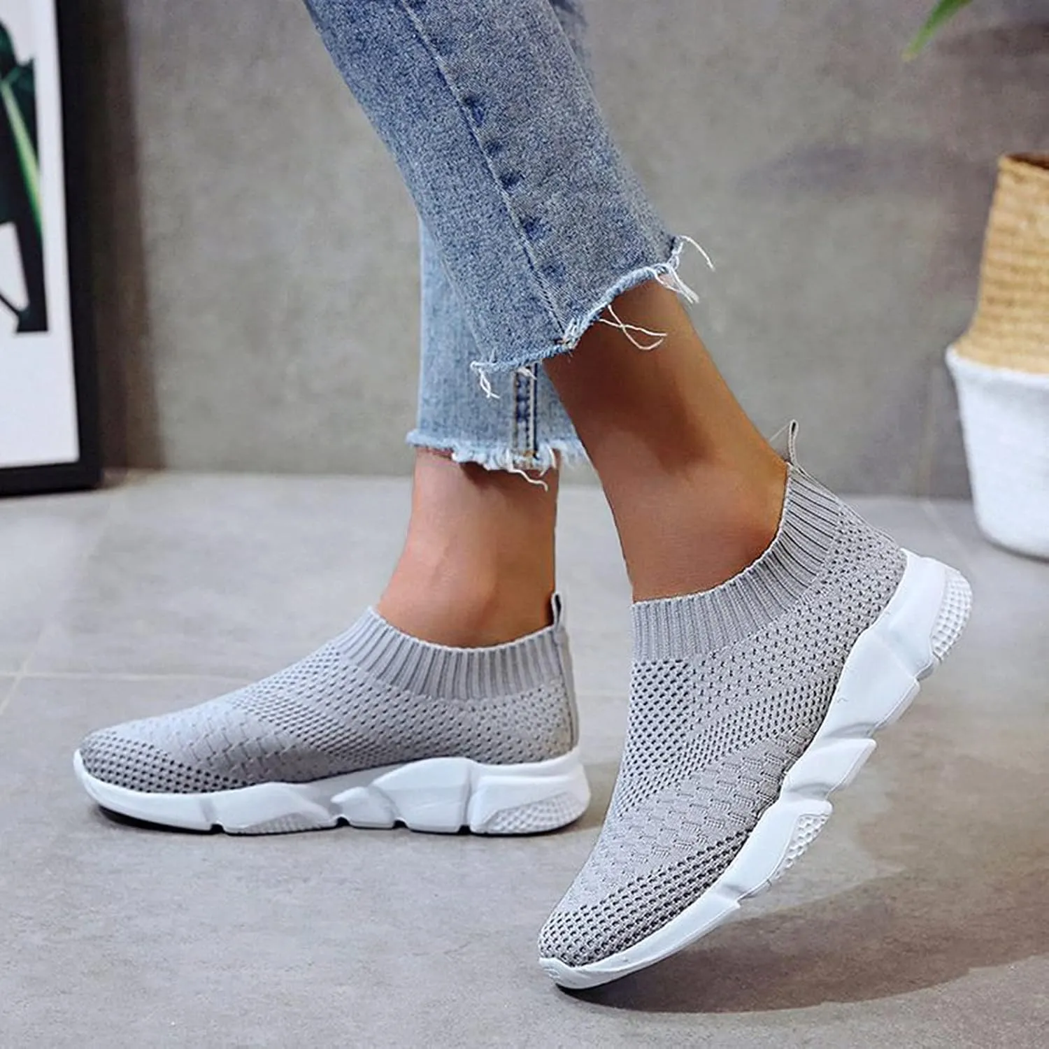 Business Casual Work Shoes for Plantar Fasciitis for Women Slip On Shoes for Women Size 8 Trendy Black Shoes for Women 2023 Women Sneakers Black and White Trail Running Shoes Women All Weather