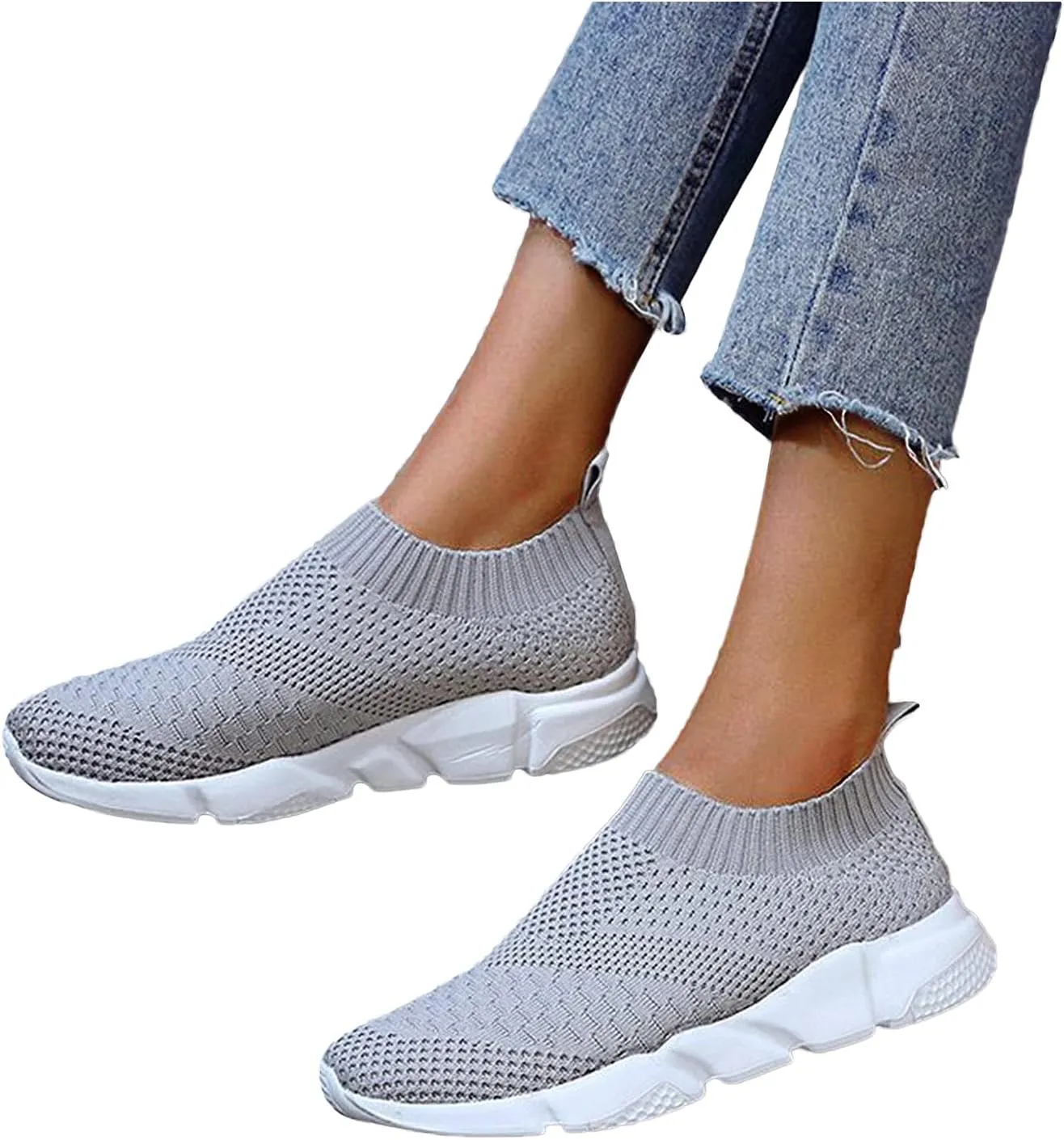 Business Casual Work Shoes for Plantar Fasciitis for Women Slip On Shoes for Women Size 8 Trendy Black Shoes for Women 2023 Women Sneakers Black and White Trail Running Shoes Women All Weather