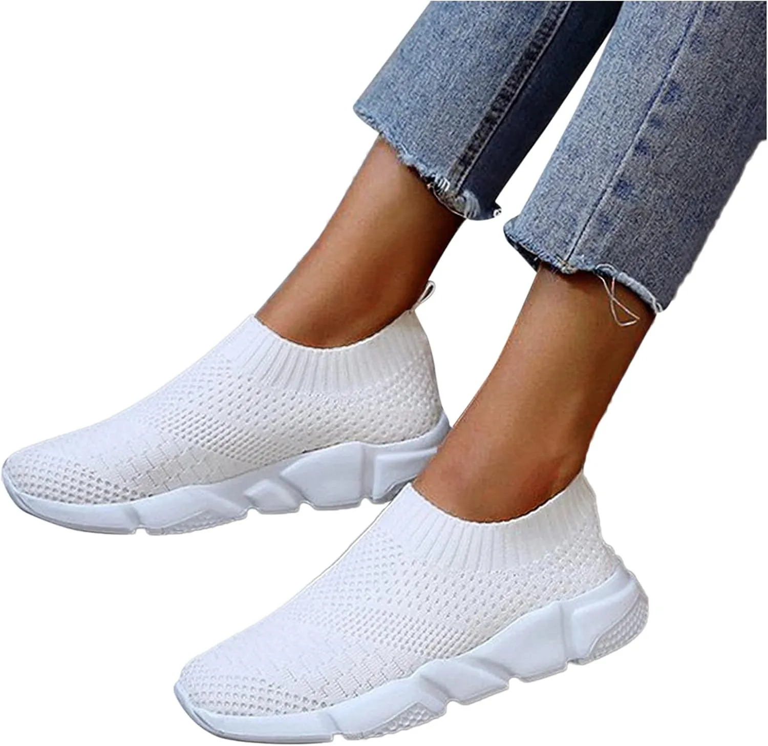 Casual Sneakers for Women Platform Tenis para Caminar Y Correr De Mujer Comodos Hiking Shoes Women Lightweight All Weather Sneakers for Women Fashion Platform White Womens Shoes Casual Slip Ons Mules