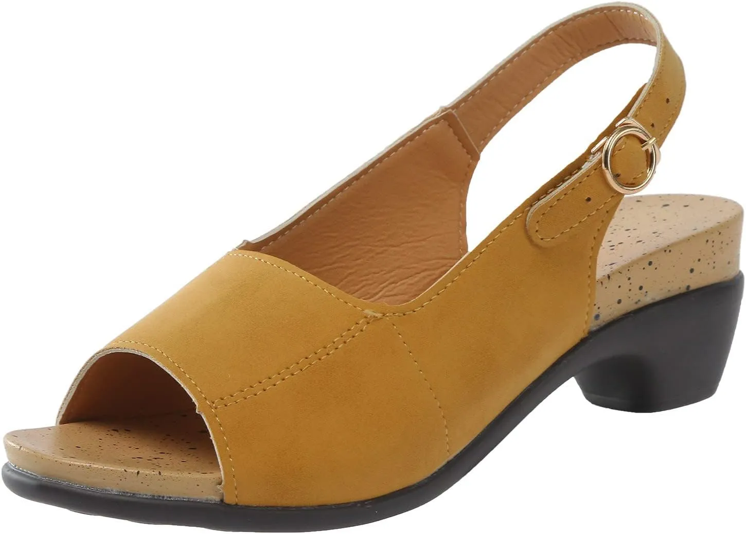 Cathalem Sandals for Women Wide Orthotic Sandals Ultra-Comfy Breathable Sandals Wedge Peep Toe Dotmalls Shoes