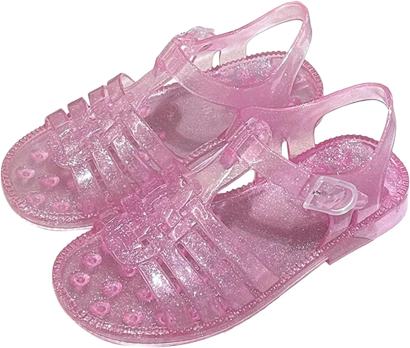 Children's Back Strap Water Sandal Summer Girls Sandals Jelly Cloth Flower Fashion Children Open Toe Beach Shoes