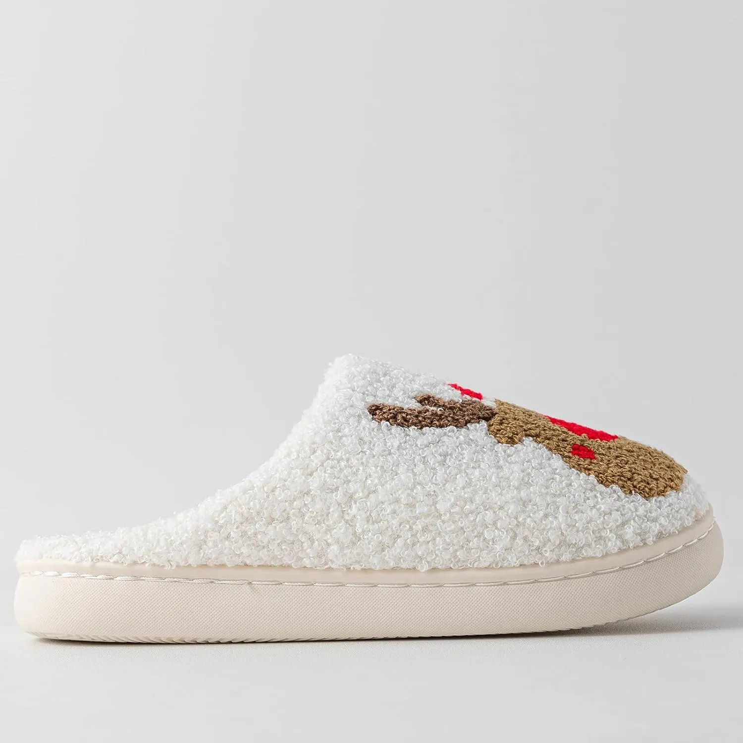Christmas Slippers For Women Soft Warm Plush Fuzzy Slippers Indoor Memory Foam Slippers Cozy Fluffy Home Slippers for Winter