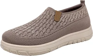 Comfortwear Shoes for Women Comfortable Soft Sole Flat Platform Sneakers Non Slip Walking Running Workout Sneaker