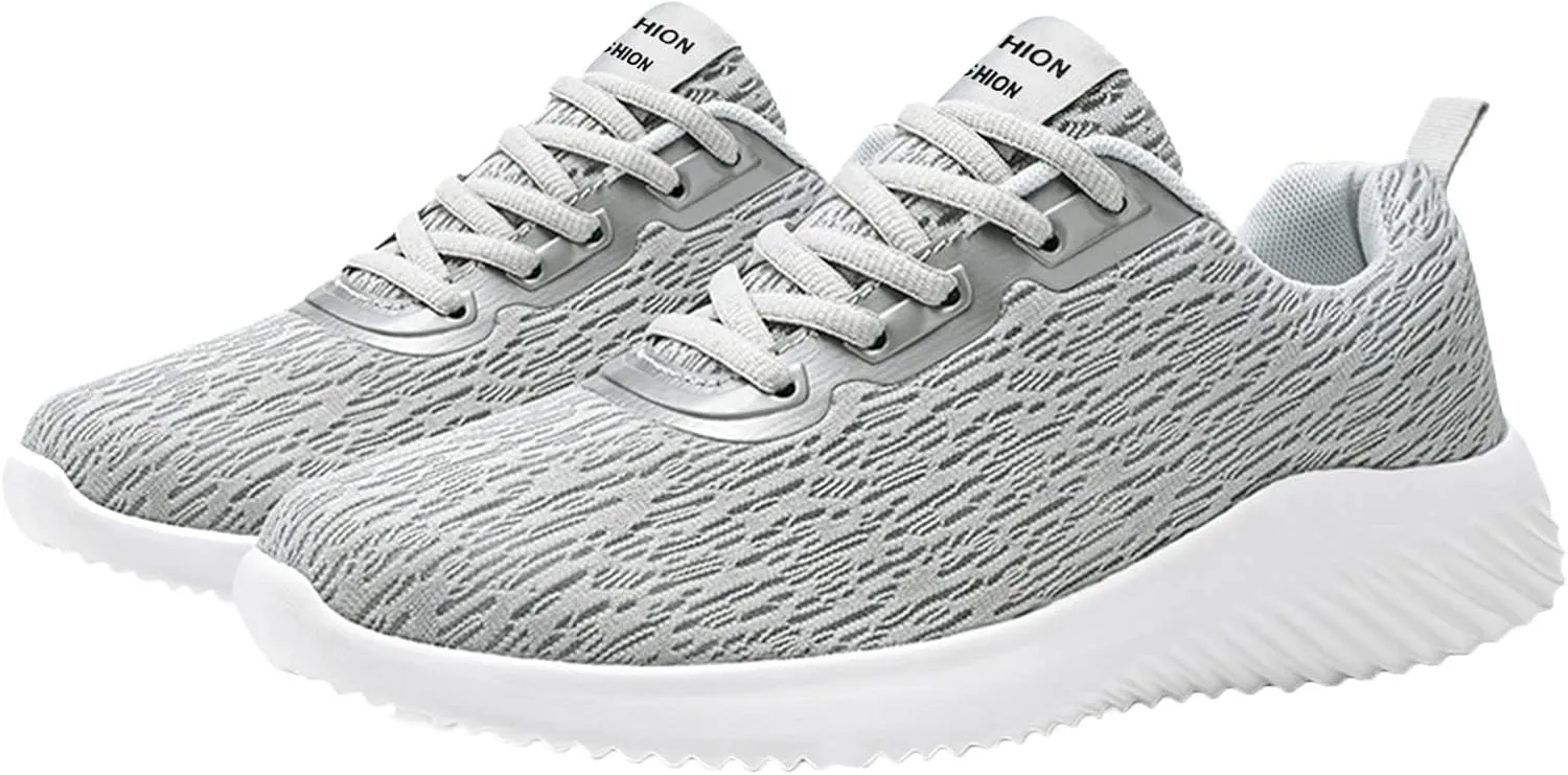 Fashion Men Mesh Casual Sport Shoes Lace Up Solid Color Running Breathable Soft Bottom Classic Sneaker Men's