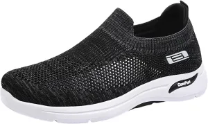 Fashion Summer Men Sports Shoes Flat Soft Bottom Non Slip Fly Woven Large Mesh Upper Mens Sneaker Shoes