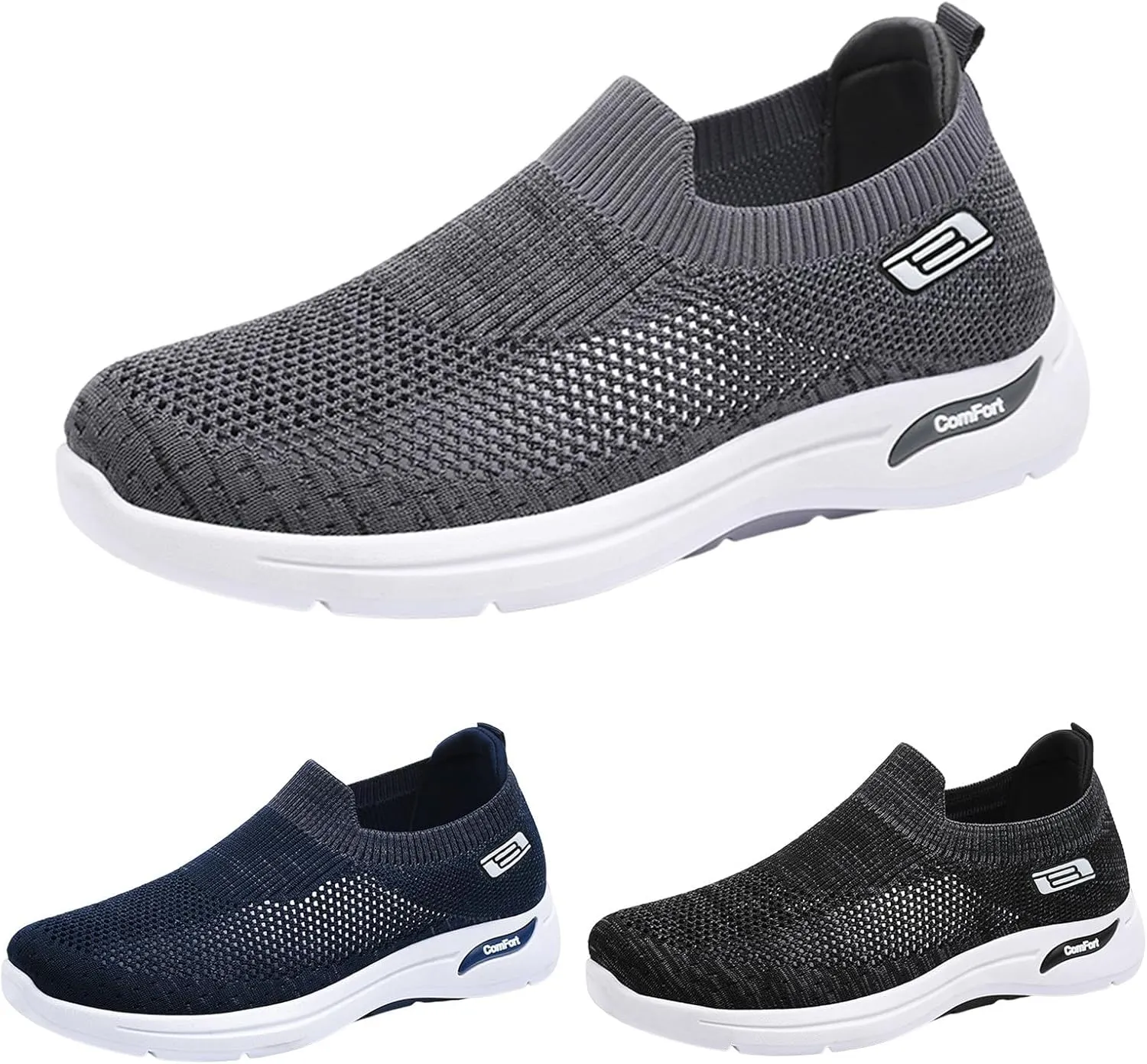 Fashion Summer Men Sports Shoes Flat Soft Bottom Non Slip Fly Woven Large Mesh Upper Mens Sneaker Shoes