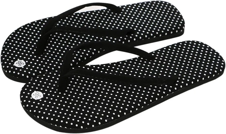 Flip Flops for Women Beach Rubber Shower Shoes Slides Basic Slim Thong Sandals Lightweight Slippers Indoor & Outdoor