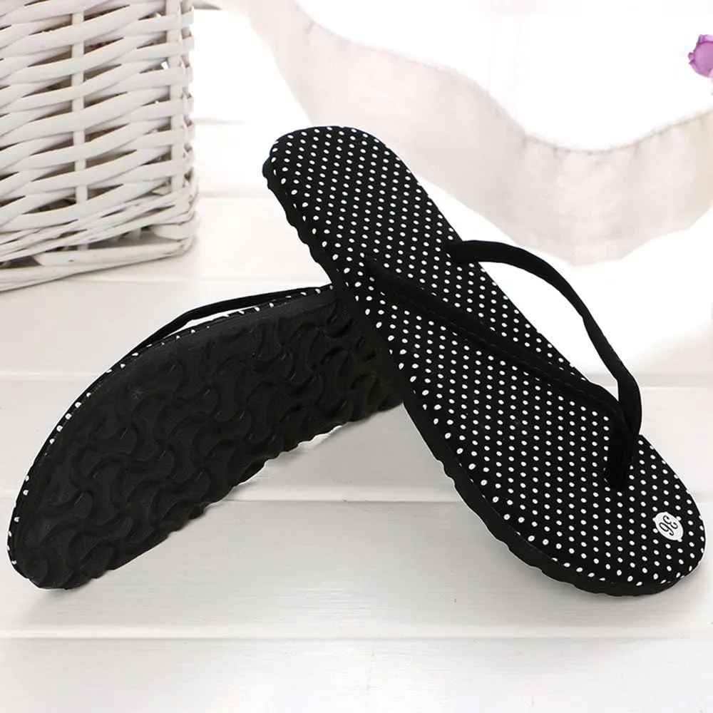 Flip Flops for Women Beach Rubber Shower Shoes Slides Basic Slim Thong Sandals Lightweight Slippers Indoor & Outdoor