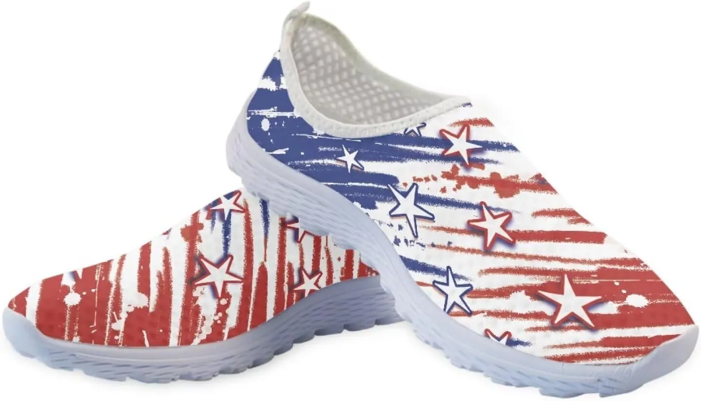 GIFTPUZZ Women's Athletic Walking Shoes Casual Mesh Comfort Work Sneakers