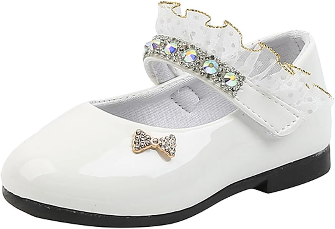 Girls Leather Shoes Spring and Fall New Soft Bottom Shoes Foreign Students Small Leather Dance Kids Girls Sandals