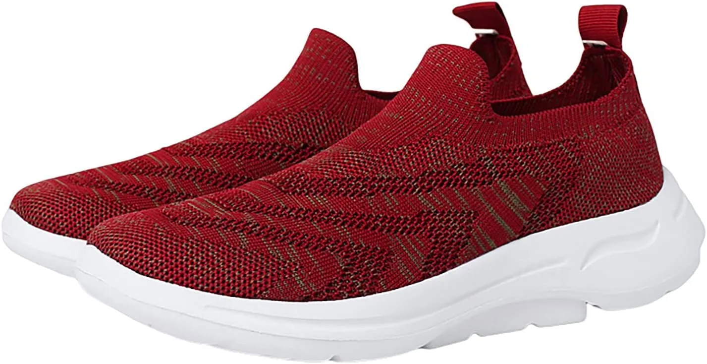 Gym Shoes for Women Workout Size 12 Slip On Shoes for Women with Arch Support Cute Black Sneakers for Women Dressy Walking Sneakers for Women 2023 Zapatos De Trabajo para Mujer