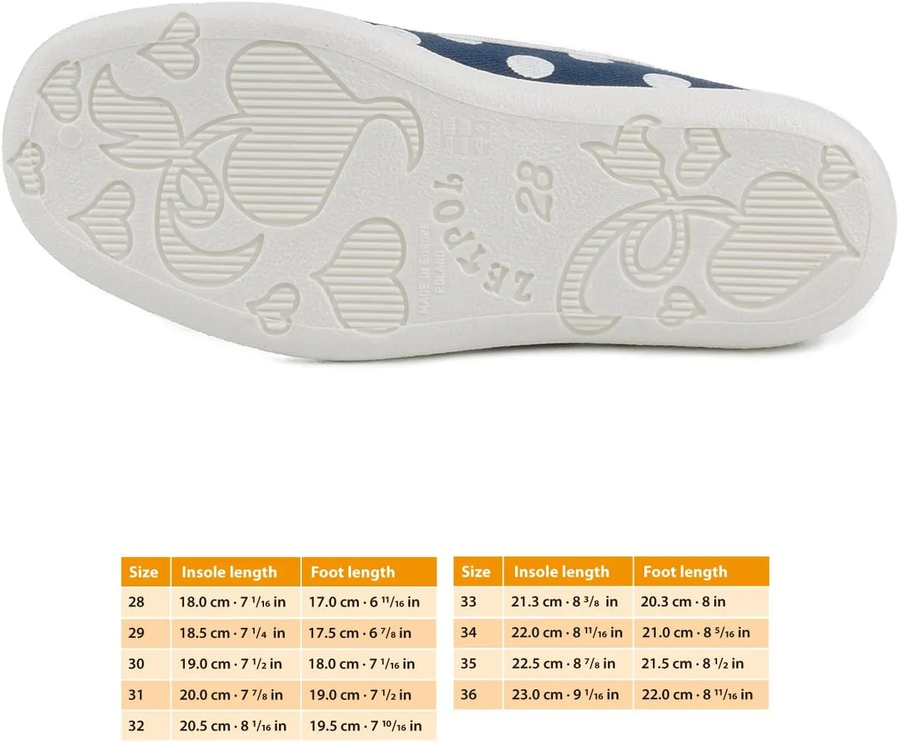 Kamila 1383 Little Girls' Polka Dots Navy Blue Natural Canvas Ballet Flat