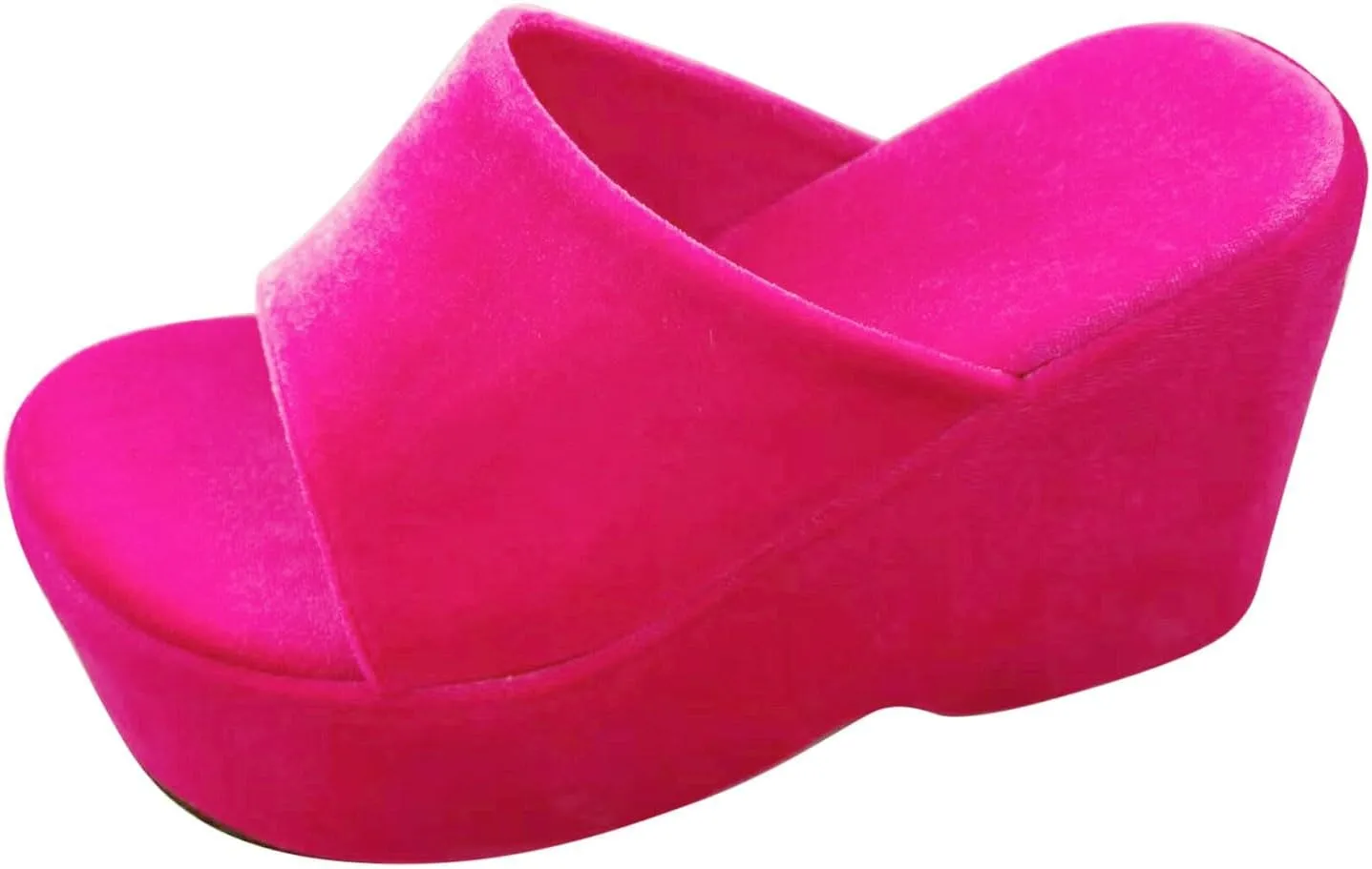 Ladies Fashion Solid Color Leather Open Toe Square Head Flat Casual Slipper Women's Slides Sandals Women's Sandals