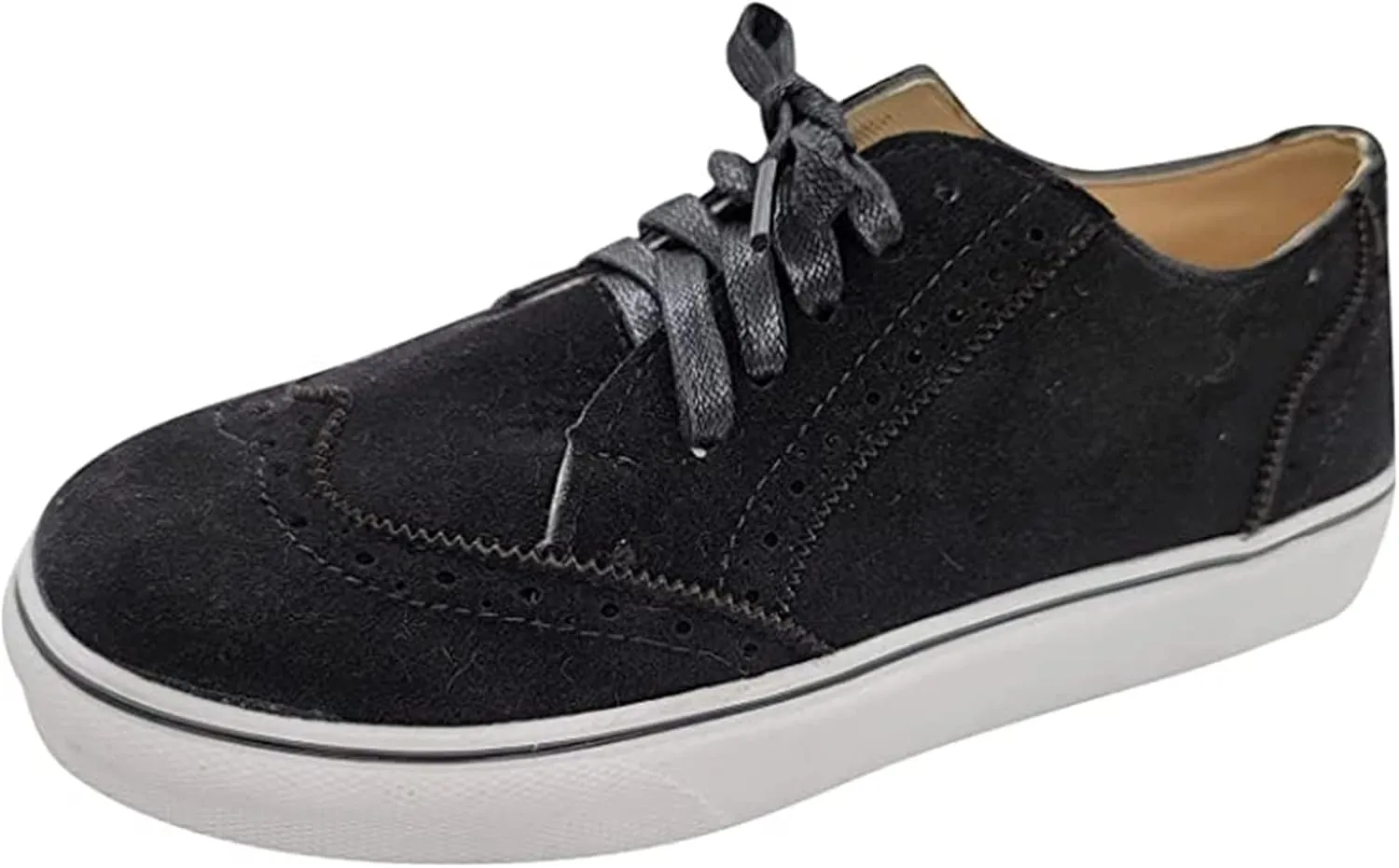 Lausiuoe Christmas Shoes For Women Flats Loafers Slip On Fashion Canvas Sneakers Casual Comfort Non-Slip Walking Shoes