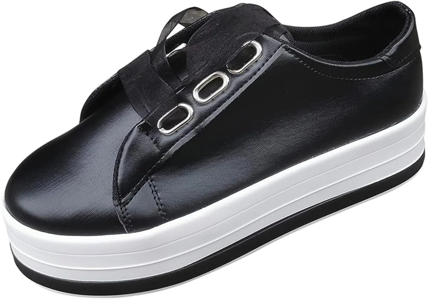 Lausiuoe Shoes For Women Flats Comfortable Dressy Summer Fashion Slip On Canvas Loafers Casual Classic Walking Shoes