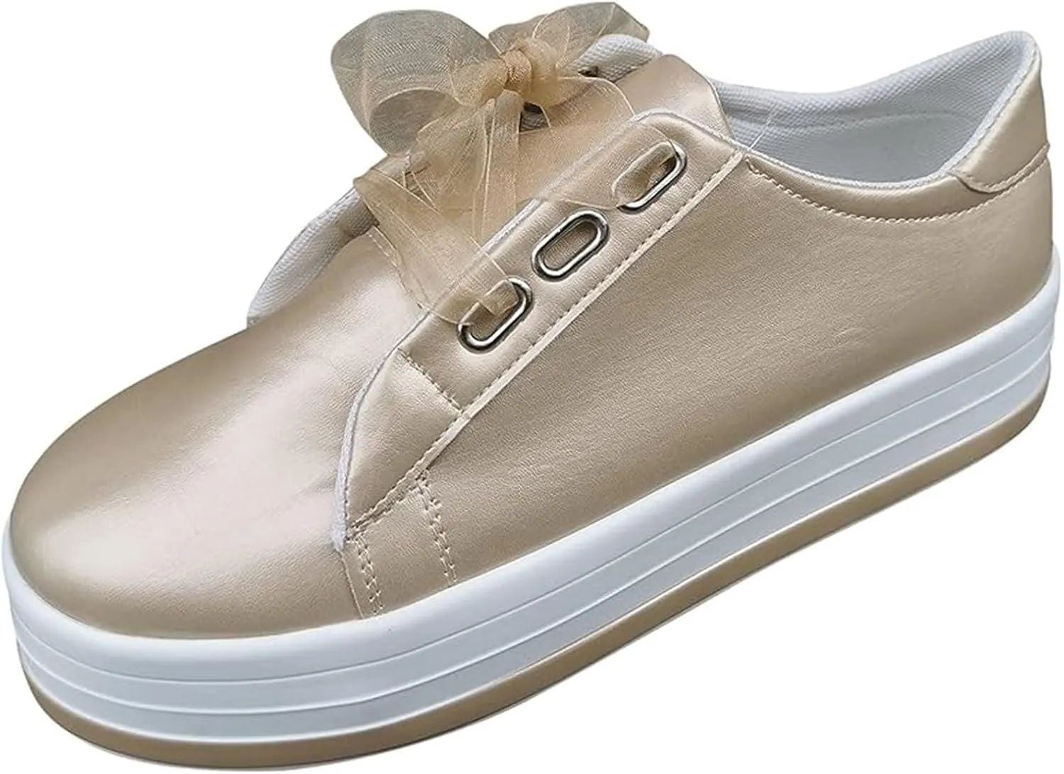 Lausiuoe Sneakers For Women Slip On Arch Support Women's Slip on Canvas Shoes Low Top Sneakers Non Slip Fashion Casual Fall Classic Lightweight Soft Comfort Breathable Walking Flat Loafers