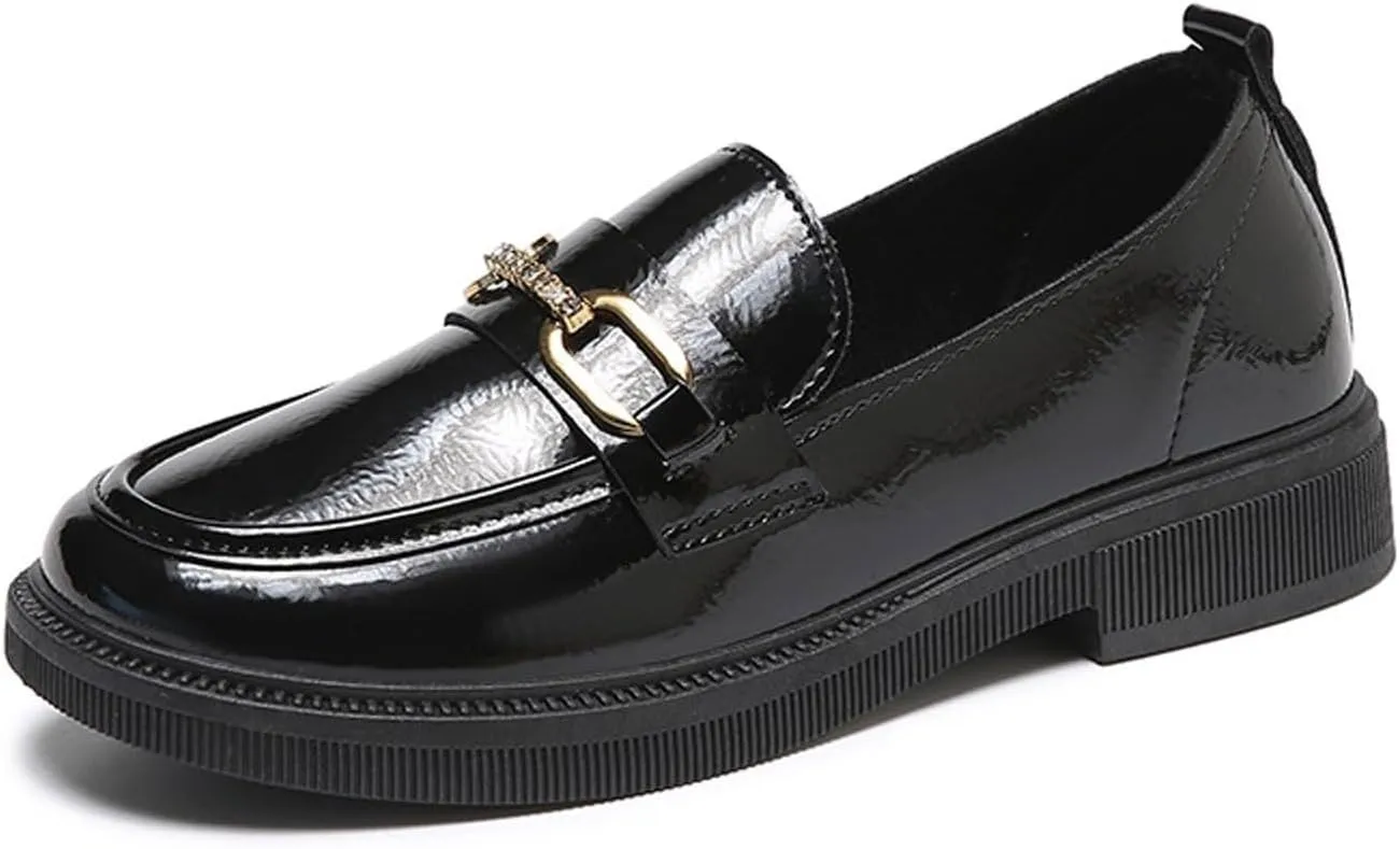 Loafers for Women Women's Casual Flat Shoes Round Head Platform Sneakers for Everyday Comfort