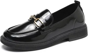 Loafers for Women Women's Casual Flat Shoes Round Head Platform Sneakers for Everyday Comfort