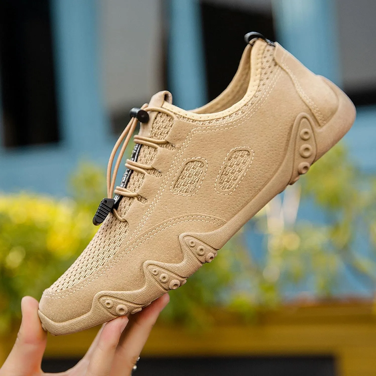 Men Slip on Walking Shoes Comfortable Memory Foam Breathable Fashion Sneakers Non Slip Travel Jogging Training Gym Shoes Wide Width