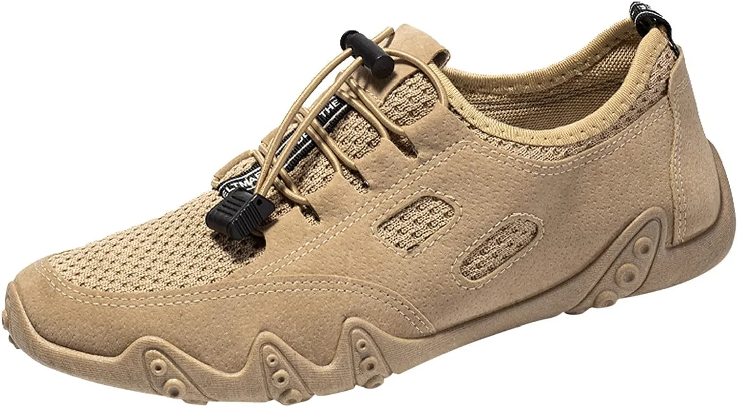 Men Slip on Walking Shoes Comfortable Memory Foam Breathable Fashion Sneakers Non Slip Travel Jogging Training Gym Shoes Wide Width