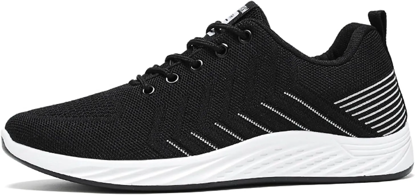 Men Slip on Walking Shoes Comfortable Memory Foam Ultra Lightweight Breathable Fashion Sneakers Non Slip Arch Support Cushioning Training Gym Shoes Wide Width