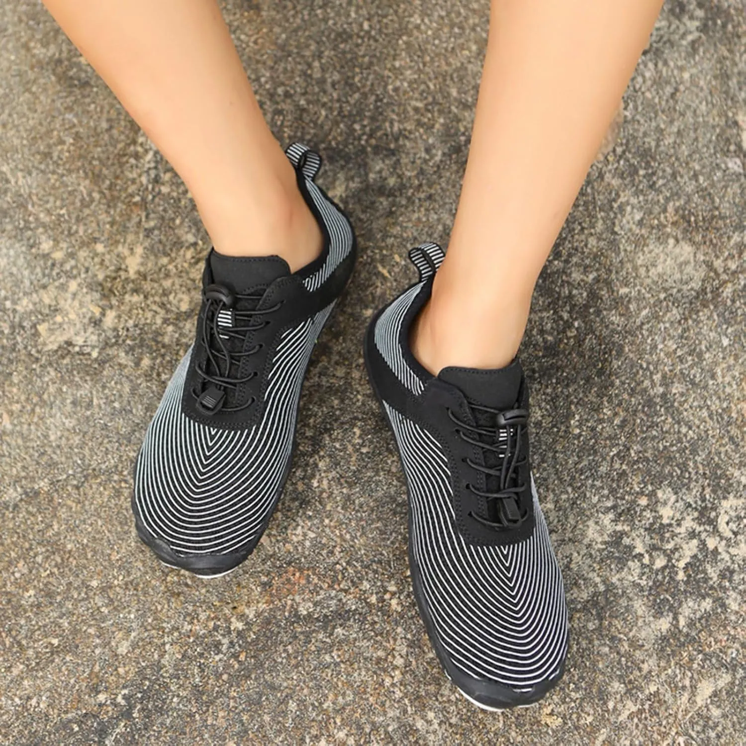 Men Women Water Sports Shoes Slip-On Quick Dry Vacation Beach Shoes Waterproof Gym Workout Running Shoes