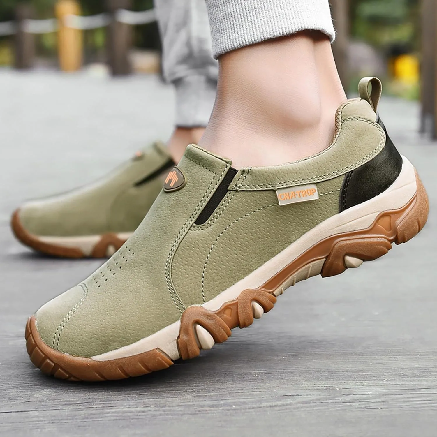 Men's Lightweight Non Slip Barefoot Shoes Breathable Elastic Fly Woven Mesh Sneaker Sport Jogging Walking Shoes