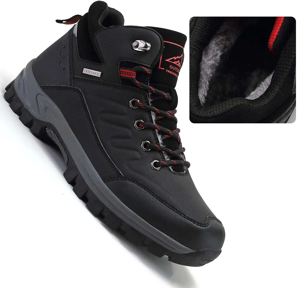 Men's Outdoor Athletic Boots Hiking Boots walking Travel High-Top Waterproof Boots Work Boots For Men