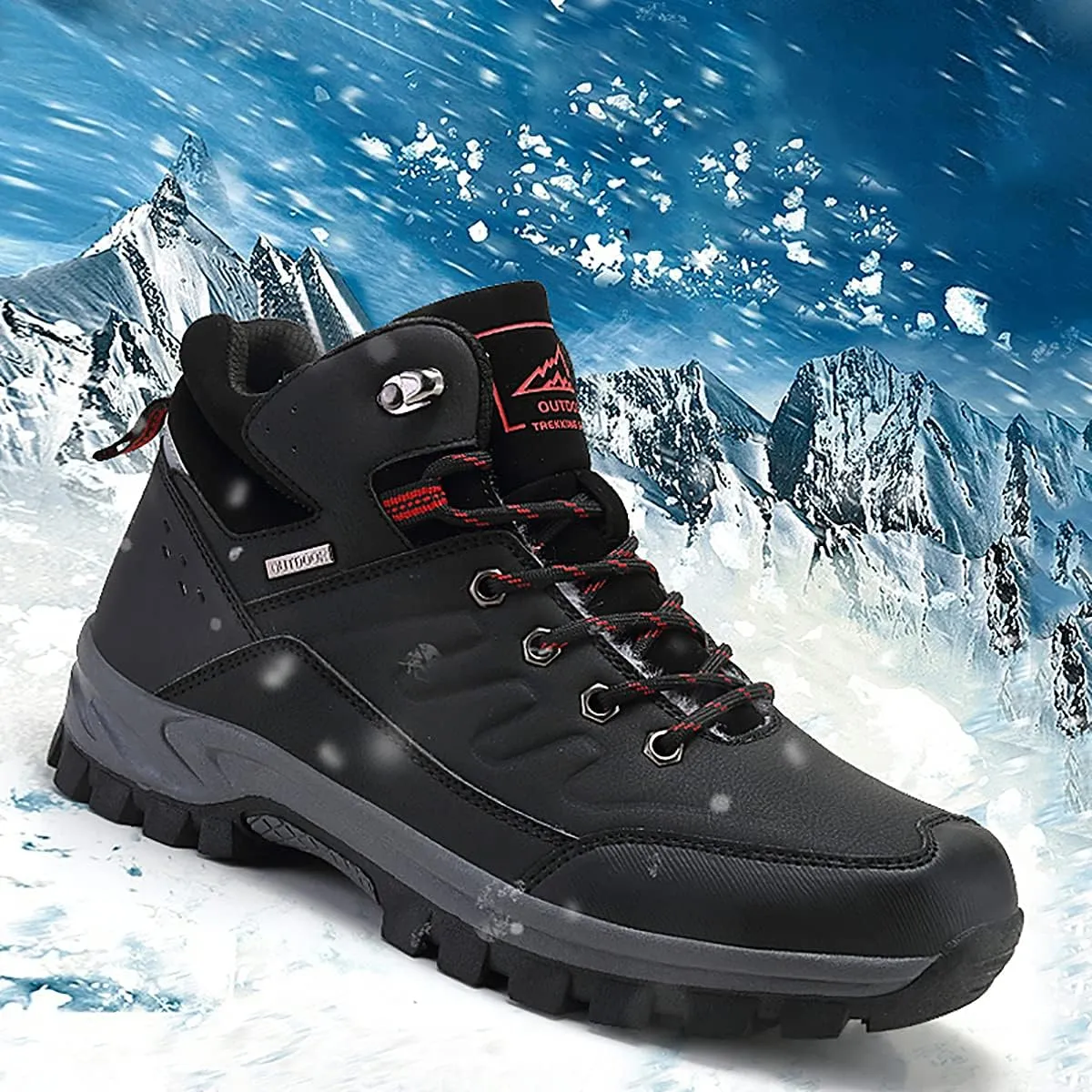 Men's Outdoor Athletic Boots Hiking Boots walking Travel High-Top Waterproof Boots Work Boots For Men
