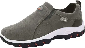 Men's Simple and Fashionable Round Head Solid Color Lightweight Breathable Soft Bottom Men's Leather Sneaker